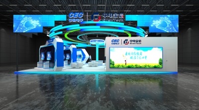 中國電子科技展臺3D設(shè)計(jì)圖下載 打造沉浸式科技體驗(yàn)